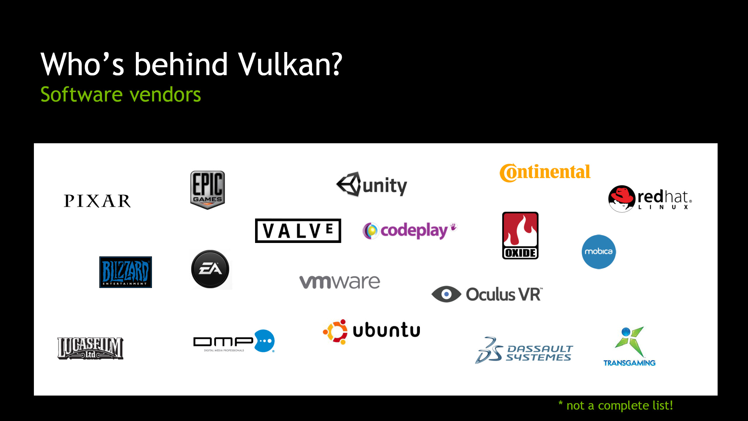 Vulkan graphics driver